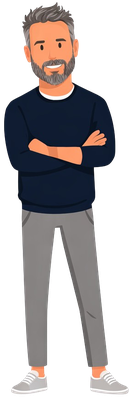 Commerçante en ligne Illustration d'une commerçante gérant sa boutique en ligne