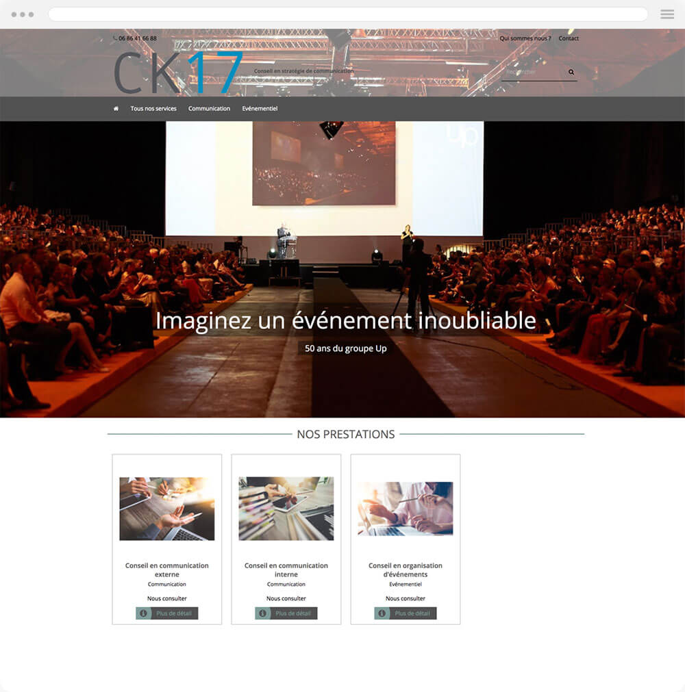 ck17.fr est réalisé avec epro shopping